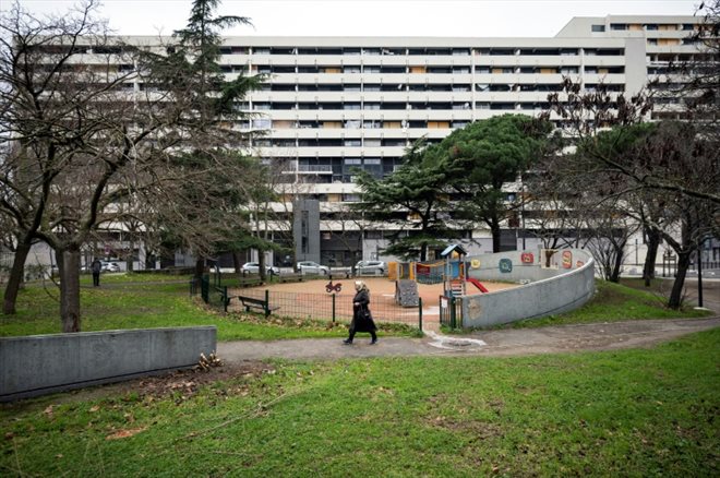 Un immeuble des années 60 construit par l'architecte grec Georges Candilis, le 23 janvier 2023 à Toulouse