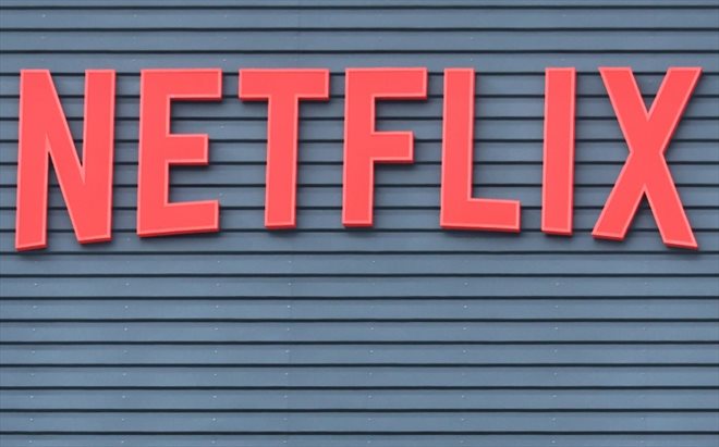 Le logo de Netflix à Los Angeles en Californie, le 24 janvier 2024