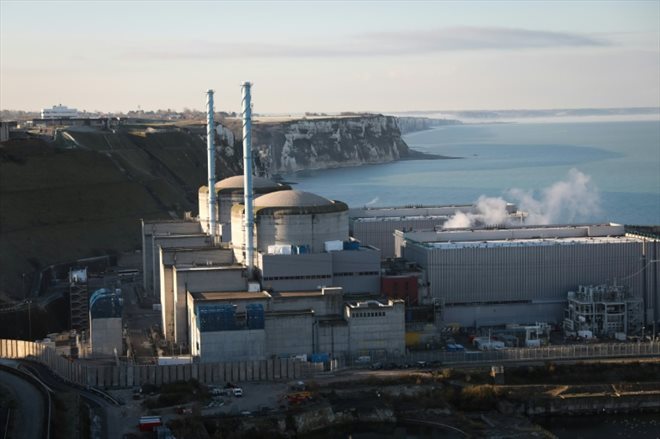 La centrale nucléaire de Penly à Petit-Caux, en Seine-Maritime, le 9 décembre 2022