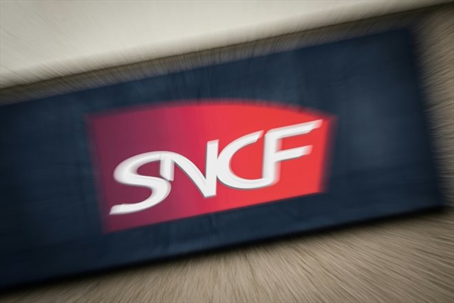 Logo de l'entreprise ferroviaire, la SNCF