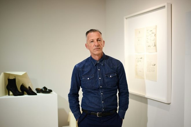 Olivier Saillard, historien de la mode et directeur artistique de la marque Weston à Paris, le 6 janvier 2023