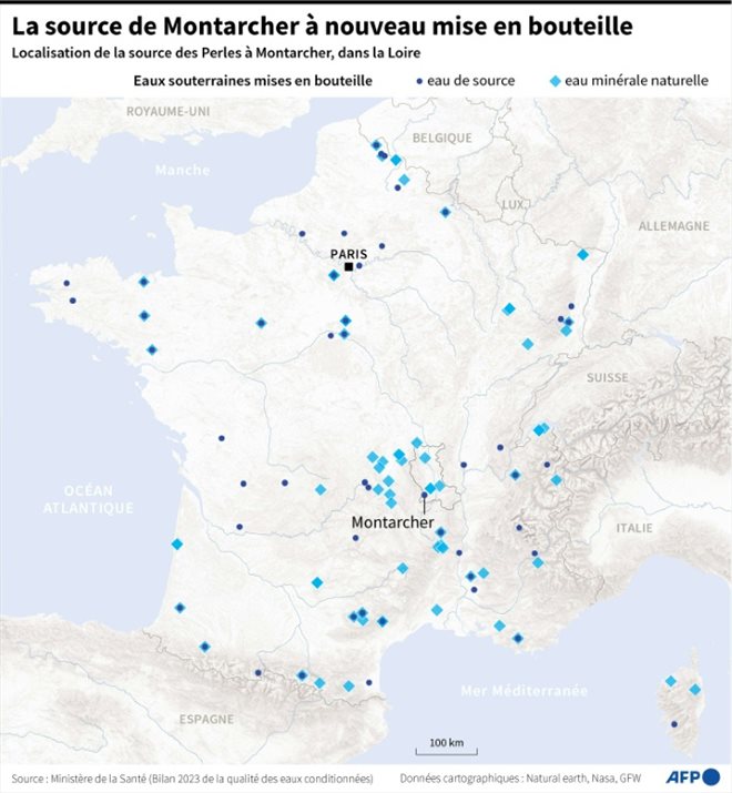 La source de Montarcher, dans la Loire, à nouveau mise en bouteilles