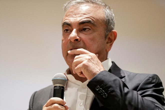 Carlos Ghosn le 29 septembre 2020 à Jounieh, dans le nord du Liban 