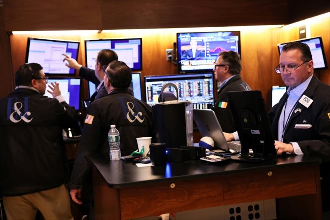 Des opérateurs du New York Stock Exchange