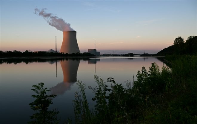 La centrale nucléaire d'Esssenbach, en Allemagne, le 3 août 2022