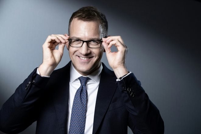 L'homme d'affaires et milliardaire tchèque Daniel Kretinsky le 22 janvier 2020 à Paris