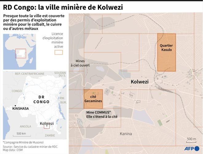 RD Congo: les mines de Kolwezi