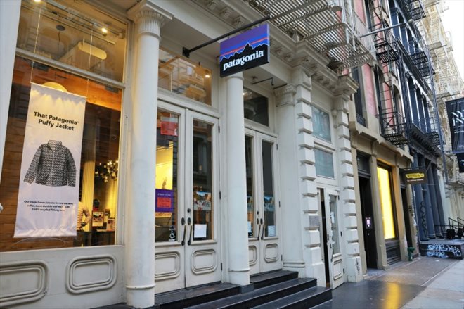 Un magasin Patagonia à New York en septembre 2022