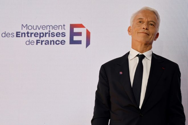 Patrick Martin élu président du Medef à le 6 juillet 2023 à Meudon