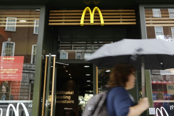 Un restaurant McDonald's à Londres, le 4 septembre 2017