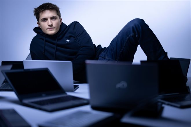 Michaël de Marliave, alias Micode, à Paris, le 19 mars 2024