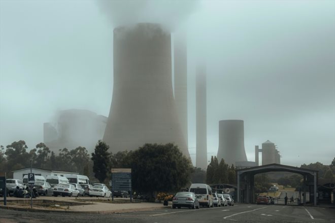 Une centrale électrique au charbon à Standerton, en Afrique du Sud, le 18 décembre 2022