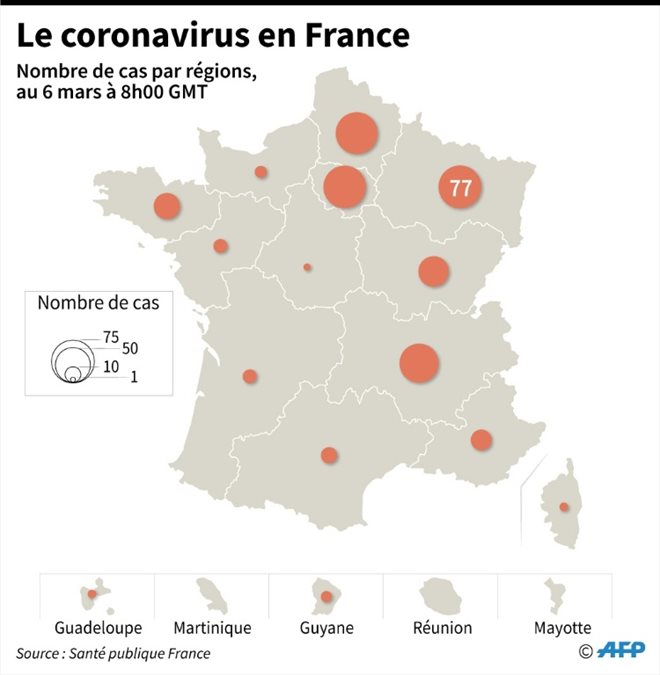Coronavirus en France face à la mutiplication des cas, Macron en appe