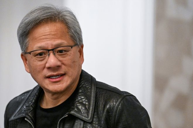 Le cofondateur et directeur général de Nvidia, Jensen Huang, à Kuala Lumpur, le 8 décembre 2023