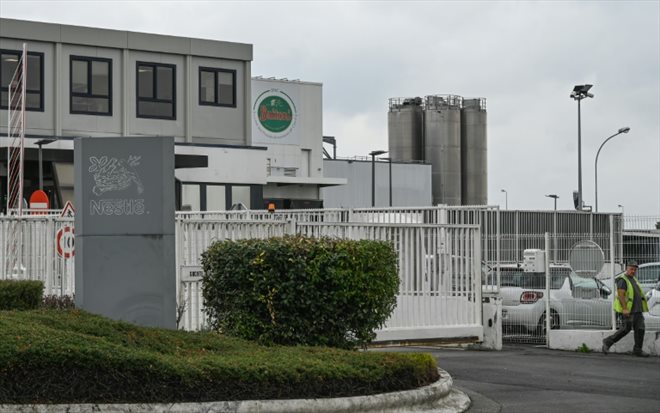 L'usine de Caudry (Nord) où étaient fabriquées les pizzas Buitoni contaminées, le 15 septembre 2022