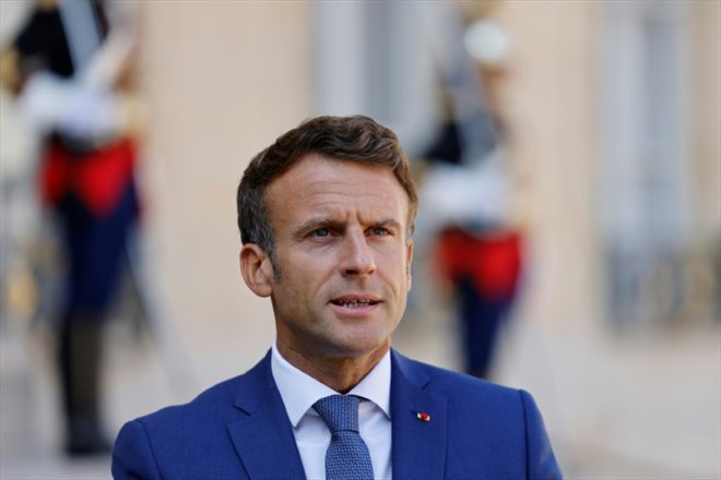 Emmanuel Macron à l'Elysée le 29 août 2022