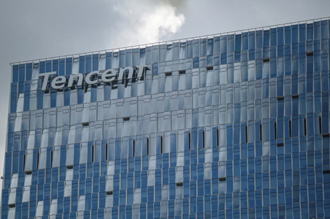 Le siège de Tencent à Shenzhen le 10 juillet 2022.