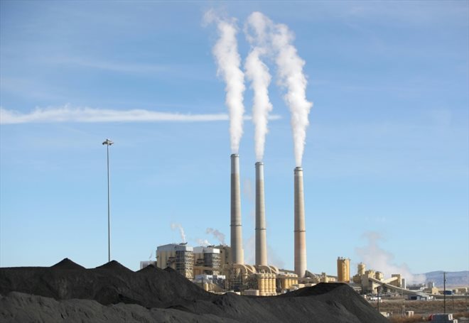 Une centrale à charbon dans l'Utah, aux Etats-Unis, en novembre 2019