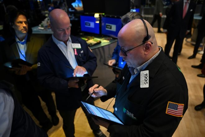 Des opérateurs du New York Stock Exchange