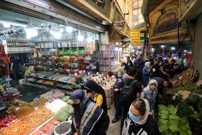 Tajrish market in Tehran, June 15, 2022 in Iran.