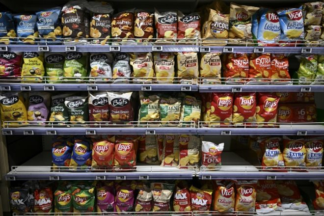 Au rayon chips dans un supermarché de Septèmes-les-Vallons (Bouches-du-Rhône), le 3 novembre 2022