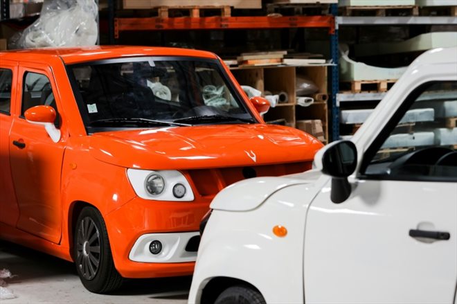 Des Gazelle, des véhicules électriques ultralégers, à Blanquefort, en Gironde, le 12 juillet 2022