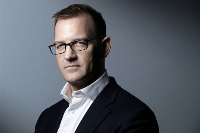 Le milliardaire tchèque Daniel Kretinsky, l e 22 janvier 2020 à Paris