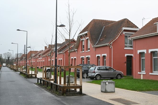 Des logements après une rénovation thermique, le 16 janvier 2023 à Lens