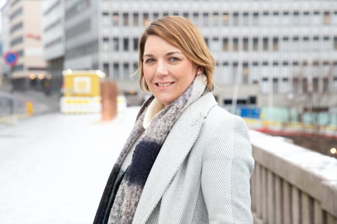 Christina Bu, secrétaire générale de l'Association norvégienne des véhicules électriques, le 23 janvier 2023 à Oslo
