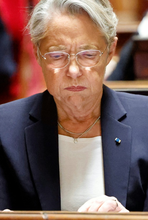 La Première ministre Elisabeth Borne au Sénat le 29 novembre 2023