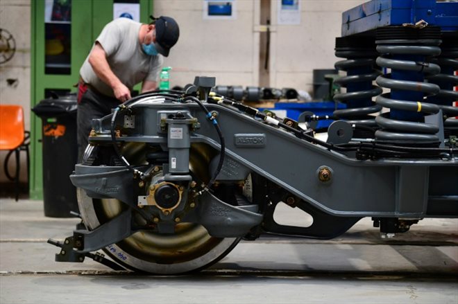 L'usine Alstom de Belfort, le 26 mai 2021