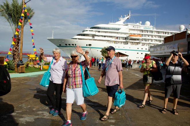 Quelque 500 touristes embarqués en Europe sont arrivés à Margarita au Venezuela le 3 janvier 2023 avant de repartir pour Bonaire et Aruba.
