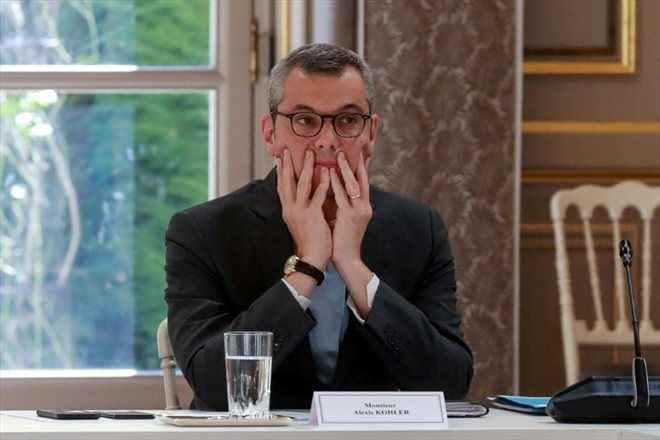  Alexis Kohler, secrétaire général de l'Élysée, dans son bureau, le 24 juin 2020 à Paris 