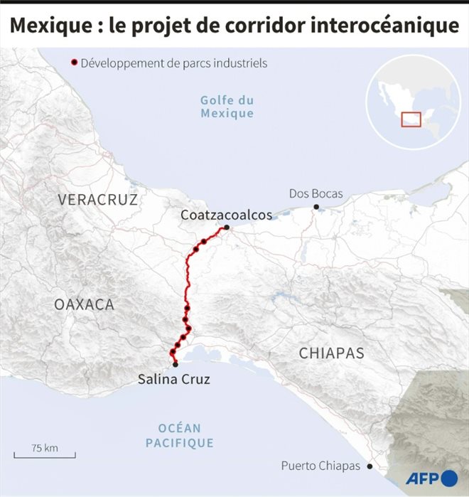 Mexique : le projet de corridor interocéanique