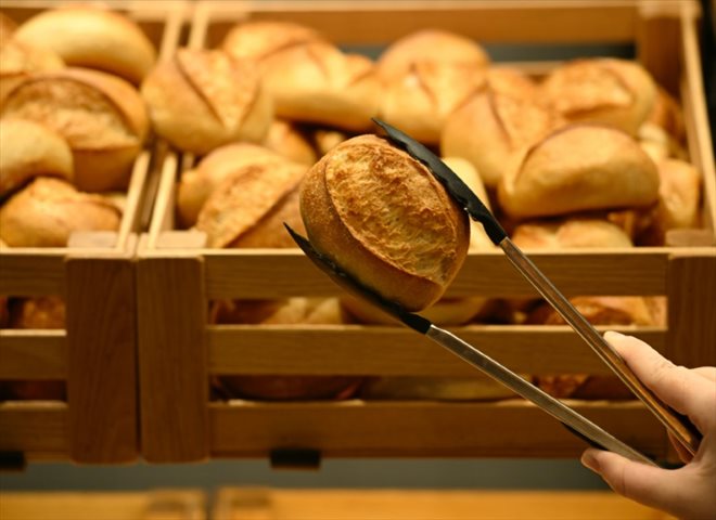 Des pains individuels en vente à la boulangerie de Tobias Exner, le 20 septembre 2022 à Beelitz, dans l'est de l'Allemagne