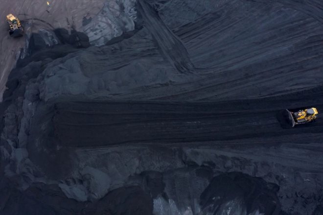 Vue aérienne de la centrale à charbon Emile Huchet de GazelEnergie à Carling, en Moselle, le 14 février 2022