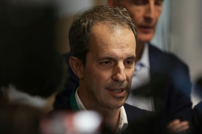 Le PDG de SNCF Voyageurs Christophe Fanichet à la gare Montparnasse à Paris, le 26 juillet 2024