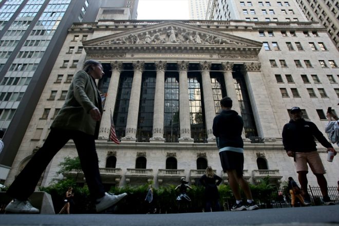 La façade du New York Stock Exchange