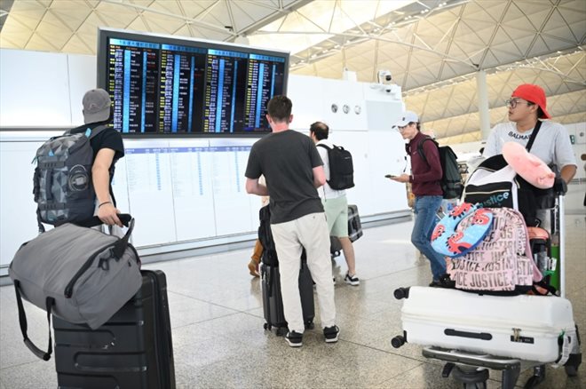 PA l'aéroport de Hong Kong, le 4 septembre 2024