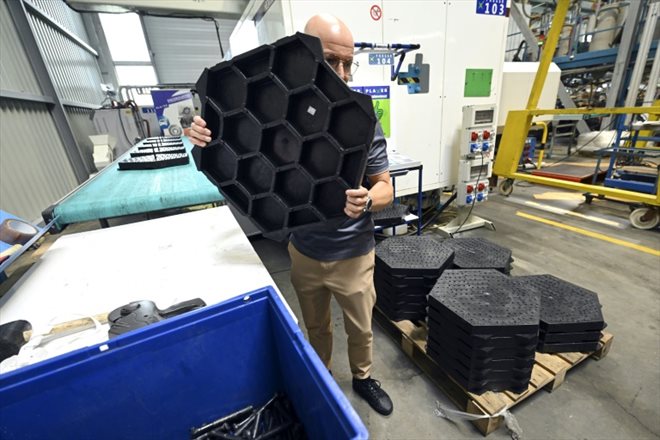 L'usine Plaxer, à Rumersheim-le-Haut, dans le Haut-Rhin, le 9 septembre 2022
