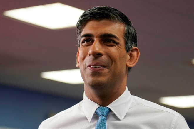Le Premier ministre britannique Rishi Sunak, le 17 juillet 2023 à Londres