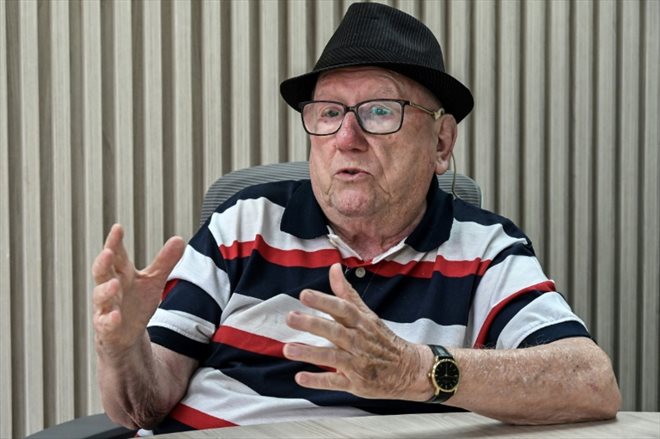 L'économiste brésilien Luiz Barsi à Sao Paulo, le 17 octobre 2023