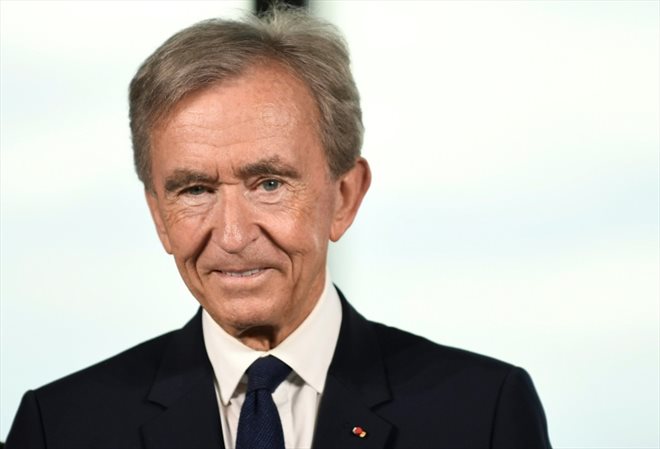 Le patron de LVMH Bernard Arnault à Paris, le 24 juillet 2023