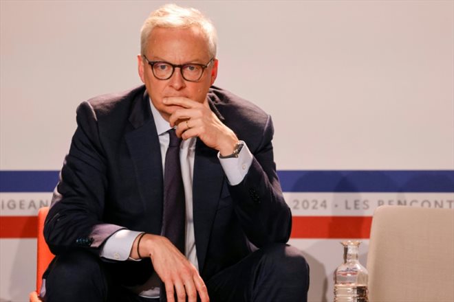 Le ministre de l'Economie Bruno Le Maire, le 12 mars 2024 à Paris