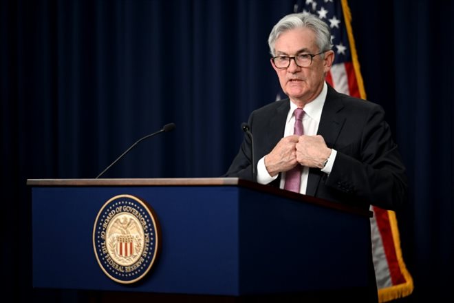 Le président de la Fed, Jerome Powell, le 4 mai 2022 à Washington