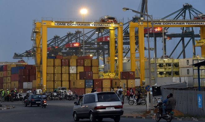 Sur le port de Lomé, le 14 octobre 2014