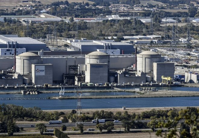 La centrale nucléaire de Tricastin en octobre 2017, dans la Drôme