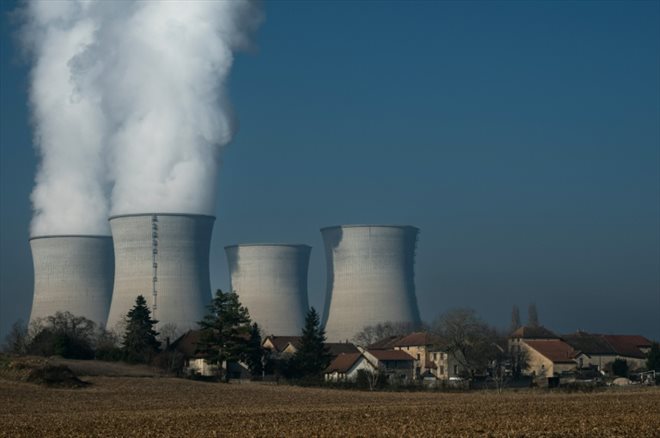 La centrale nucléaire de Bugey, dans l'Ain, le 25 janvier 2022