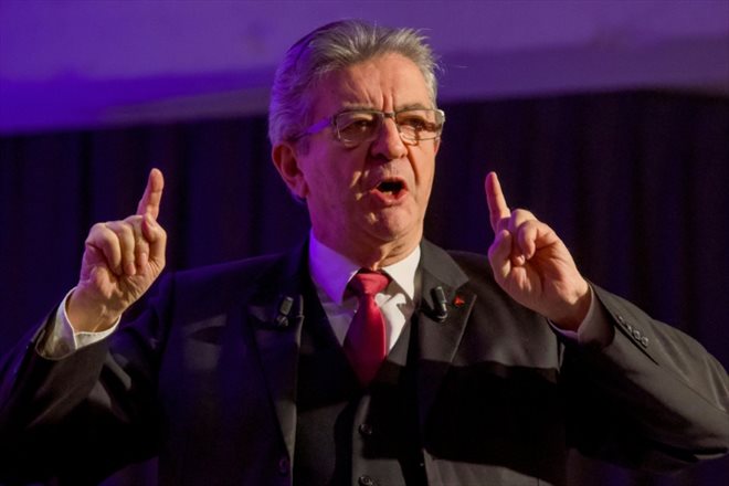 Jean-Luc Mélenchon à Rennes, le 14 décembre 2023