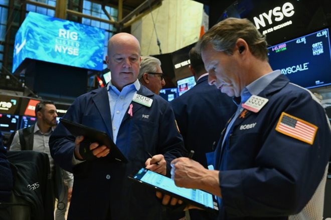 Des opérateurs du New York Stock Exchange